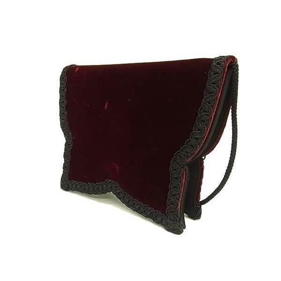 Yvessaint Laurent Yves Saint Laurent Vintage Velour Crossbody - Picture 3 of 9